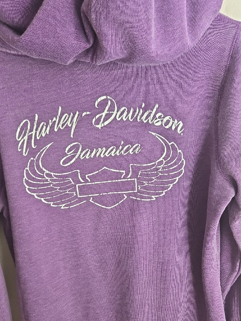 Harley-Davidson Lavender Pullover Hoodie - Picture 4 of 5